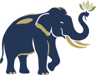 Untold Lanka — an elephant raising a lotus in its trunk